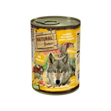 Natural Greatness Canguro con piña, mango y espirulina 400 g
