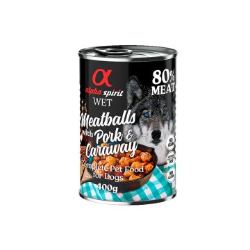 Alpha Spirit Albóndigas de cerdo y alcaravea 400 g