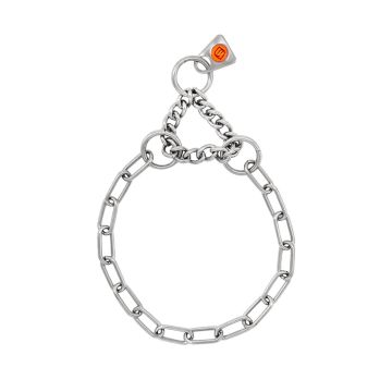 HS Sprenger Collar eslabon largo con restricción de acero inoxidable 2 mm