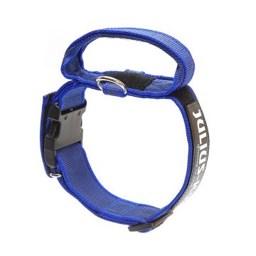 Julius-K9 Collar azul con asa