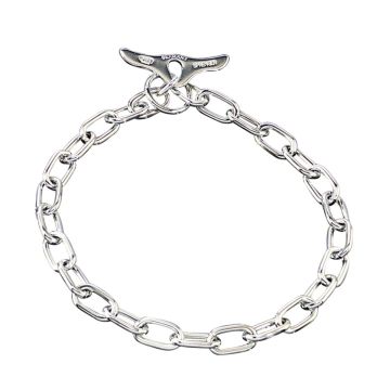 HS Sprenger Collar mariposa eslabón medio de acero cromado 3,4 mm