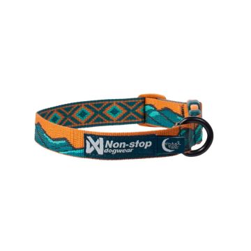Non-stop dogwear Trail Quest Collar Rachel Pohl Edition turquesa roble