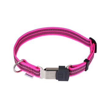 HS Sprenger Collar ajustable rosa reflectante