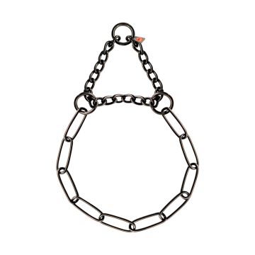 HS Sprenger Collar con tracción limitada de acero inoxidable negro 3 mm