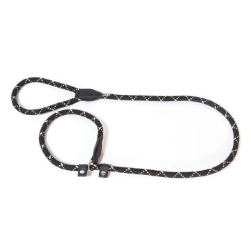 Julius-K9 Correa cordino retriever negra de 12 mm