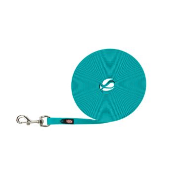 Trixie Correa de rastreo Easy Life azul océano 13 mm con asa