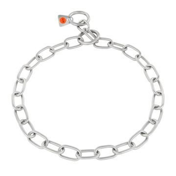 HS Sprenger Collar eslabón medio de acero inoxidable mate 3 mm