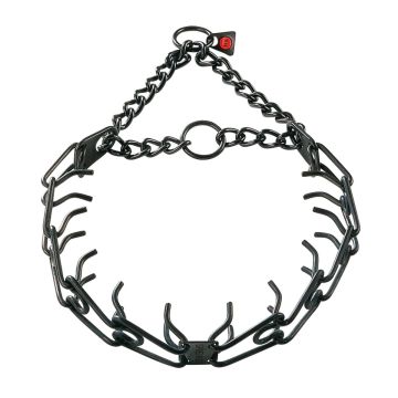 HS Sprenger Collar Ultra-Plus acero inoxidable negro