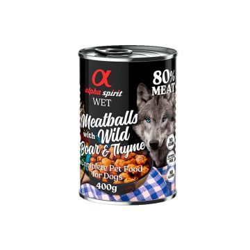 Alpha Spirit Albóndigas de jabalí y tomillo 400 g