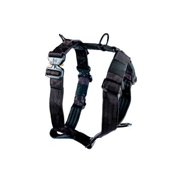 Arnés Iron Power – Arnés resistente con ajuste personalizado, refuerzo de neopreno y máxima seguridad para perros activos y trabajo profesional – Zona K9
