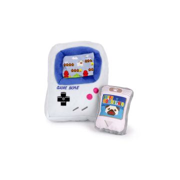 Juguete de peluche para perro con forma de videoconsola retro blanca y cartucho extraíble, modelo Game Dog de Onlyfresh.