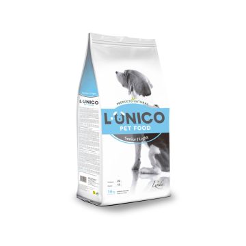 Saco de pienso Lenda L-ÚNICO Senior Light para perros mayores o con sobrepeso, bajo en calorías y altamente digestible