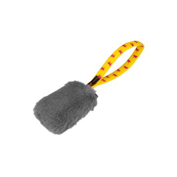 Tug-E-Nuff Faux Fur Pocket Squeaky