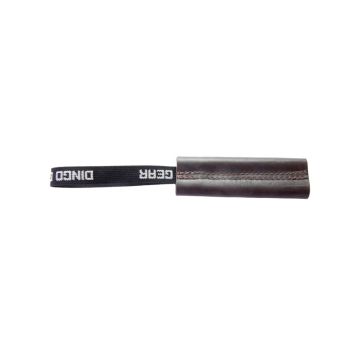 Dingo Gear Mordedor plano de cuero con un asa 15 cm x 4,5 cm