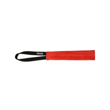 Dingo Gear Mordedor plano de cuero con un asa 25 cm x 4 cm