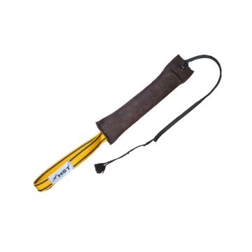 Mordedor de cuero con látigo – Herramienta de entrenamiento canino resistente y segura, ideal para mejorar la mordida y el control en perros de trabajo – Zona K9