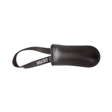 Dingo Gear Mordedor negro de cuero 15 cm x 6 cm
