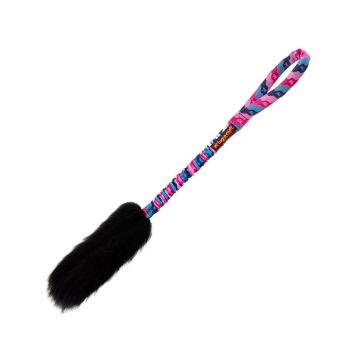 Tug-E-Nuff WondaBaa Sheepskin Bungee Tug negro