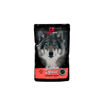 Mousse de salmón para perros – Alimento húmedo completo con 95 % de salmón, omega-3 y vitaminas esenciales. Alta digestibilidad y calidad premium – Zona K9