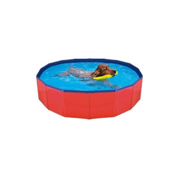 Piscina Nayeco para perros resistente, plegable y con válvula de vaciado