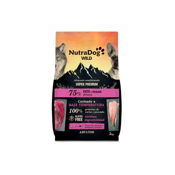 NutraDog Wild 75% pato y pescado