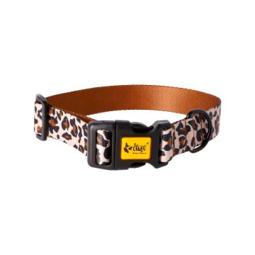 Collar Panther Pattern para perros – Diseño ajustable con estampado de leopardo, fabricado con materiales reciclados. Resistente y elegante – Zona K9