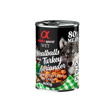 Alpha Spirit Albóndigas de pavo y cilantro 400 g