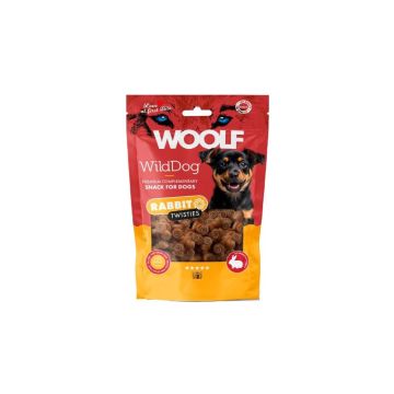 Woolf WildDog Twisters de conejo y bacalao 100 g