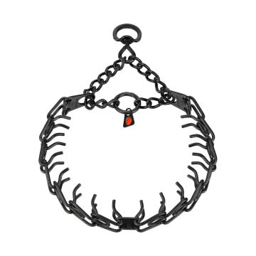 HS Sprenger Collar Ultra-Plus eslabón corto acero inoxidable negro giratorio 3 mm x 50 cm