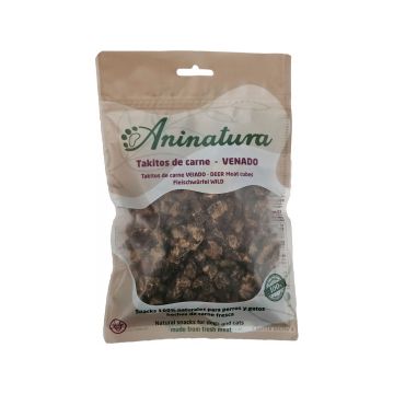 Aninatura Takitos de carne de venado naturales para perros 200g
