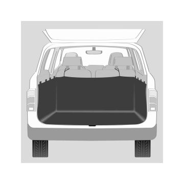 Funda protectora negra Trixie para maletero de coche, con laterales altos