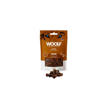 Woolf Cubes snack natural semihúmedo de caballo para perros, 100g
