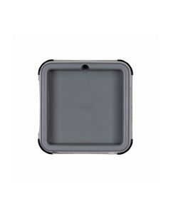 Vista superior LickiMat Mini Keeper gris interior vacío para perros pequeños