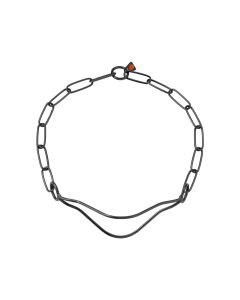 HS Sprenger Collar de exposición de acero inoxidable negro