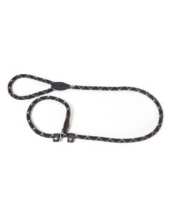 Julius-K9 Correa cordino retriever negra de 12 mm