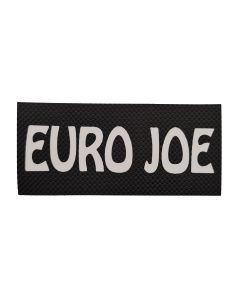 Euro Joe Logo con velcro y texto personalizado