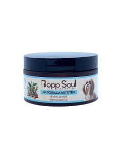 Mascarilla nutritiva para perros con aceite de almendras y romero, hidratación profunda y revitalizante – 250 g.